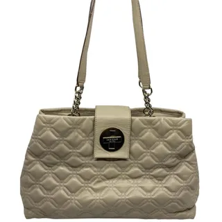 Photo of Kate Spade Tan Large Quilted Leather Tote Bag