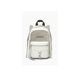 Photo of Rebecca Minkoff Net Mini Mab White Leather Backpack