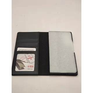 Photo of Wallet Case Samsung Galaxy Z Fold 8 Black RFID Card Slots Ring Stand