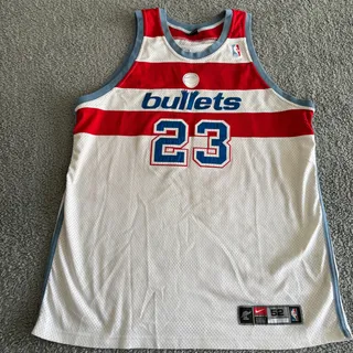 Photo of Vintage Nike Michael Jordan Washington Wizards Bullets Authentic Jersey 52 READ