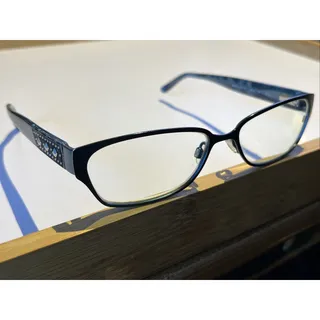 Photo of Bebe BB5149 400 Navy EYEGLASSES 54-16-135 B36mm 01/18 Blue Frames Only