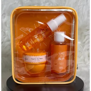 Photo of Solo En Ibiza VALENCIA VIBES 3 Piece Travel Gift Set-Body Mist Butter Bubble Bath