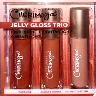 Photo of Max Makeup Cherimoya Jelly Gloss Trio Paradise Always Sunny & Do Not Disturb