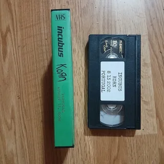 Photo of Incubus & Korn Live VHS Portugal 2002 Nu Metal Rock Concert