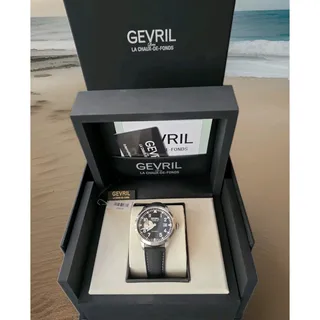 Photo of Gevril 43512 Vaughn Pilot Subdial Men's Automatic Watch SWISS MADE - NEW & RARE
