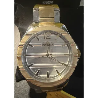 Photo of Invicta Speedway Linaro 50331 43mm Two-Tone Quartz Watch Silver Dial New