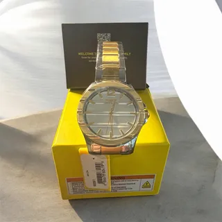 Photo of Invicta Speedway Linaro 50331 43mm Two-Tone Quartz Watch Silver Dial New