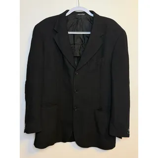 Photo of Verri Milano Men's Black Waffle Texture Blazer Sport Coat Sz 50 (US 40R) Italy