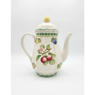 Photo of Villeroy & Boch French Garden Coffee Pot Fleurence Lid 5 Cup Large Vintage