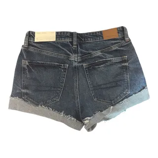 Photo of NWT American Eagle Perfect Shortie Stretch Jean Shorts with Cuff Size 6