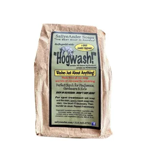 Photo of SallyeAnder Hogwash Soap Bar 6 oz Stain Remover Laundry Treatment Hand Scrub