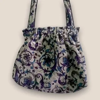 Photo of Corduroy Floral Flourish Tote Bag