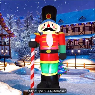 Photo of 8FT Inflatable Christmas Nutcracker