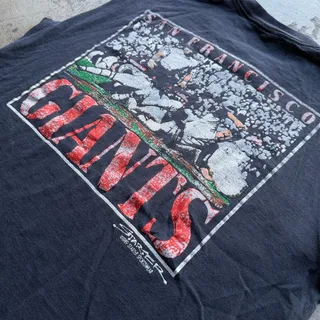 Photo of Vintage 80s 1989 Starter San Francisco Giants MLB Thrashed Tee