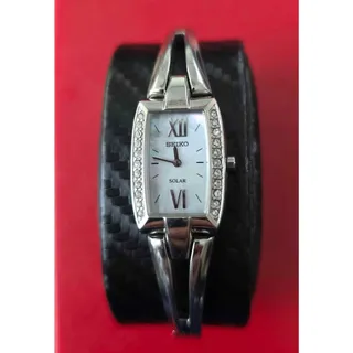 Photo of Seiko SUP083 Solar Women's Watch with Swarovski Crystal Accents