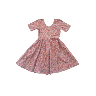 Photo of Alice + Ames Prim Floral Short Sleeve Ballet Dress Size 5