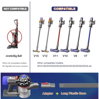 Photo of Dryer Vent Cleaner Kit for Dyson, Lint Vacuum Attachment for V7, V8, V10, V11