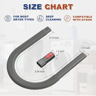 Photo of Dryer Vent Cleaner Kit for Dyson, Lint Vacuum Attachment for V7, V8, V10, V11