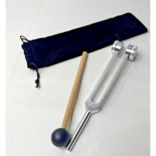 Photo of "128Hz Healing Tuning Fork with Silicone Hammer Sound Therapy Musical Instrument