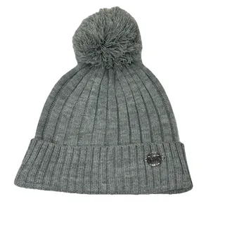 Photo of NWOT Michael Kors Pom-pom Knit Beanie Women's Hat In Grey One Size