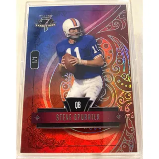 Photo of Wild Card 2026 Card Studs Steve Spurrier Florida Gators #7CSR-SS 1/1