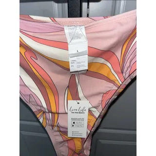 Photo of Cupshe NWT Pink Bikini Bottoms Cheeky Size Large