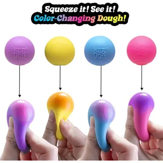 Photo of 🔥NeeDoh 4pk Teenie Color Change Fidget Toy Stress Relief Squishy Balls BNWT🔥