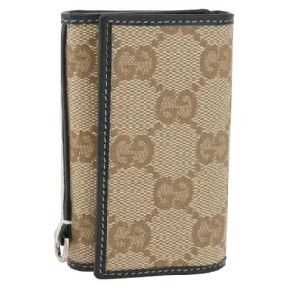 Photo of Gucci GG Canvas Key Case Beige
