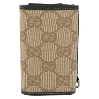 Photo of Gucci GG Canvas Key Case Beige