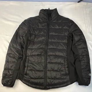 Photo of Champion Authentic Athleticwear Lightweight Medium Size Puffer Black Jacket