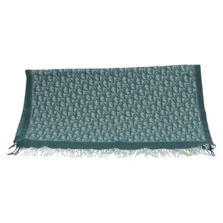 Photo of Dior Kneeling Trotter Wool Blanket Green