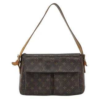 Photo of Louis Vuitton Monogram Viva Cite GM Shoulder Bag Brown