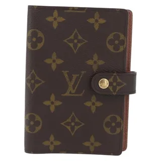 Photo of Louis Vuitton Monogram Agenda PM Day Planner Cover Brown