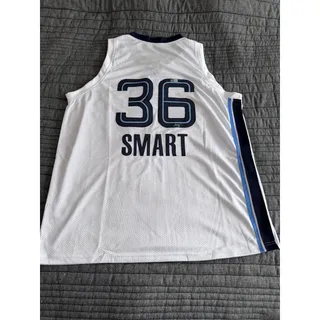 Photo of Marcus Smart NBA Memphis Grizzlies Autographed Signed Custom Jersey BAS COA