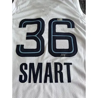Photo of Marcus Smart NBA Memphis Grizzlies Autographed Signed Custom Jersey BAS COA