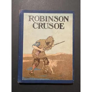 Photo of 1922 - The Adventures of Robinson Crusoe - Defoe - Hardcover - Illustrated