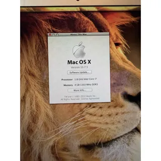 Photo of Apple MacBook Air 13" A1369 Intel Core i7 1.8GHz 4GB 256GB DDR3