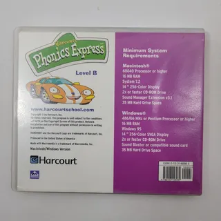 Photo of Phonics Express Level B Harcourt 300 Interactive Games (Very Good)