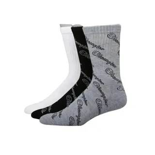 Photo of Champion Logo Double Dry Pack Crew 3 Pair Socks Men’s Size 6-12 (New)