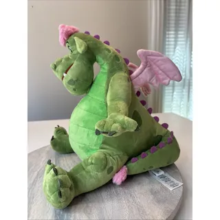 Photo of Vintage Disney Pete’s Dragon Elliott Green Dragon Plush Stuffed Animal Large