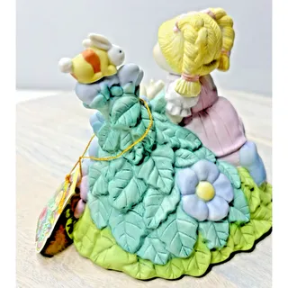 Photo of Vintage Cabbage Patch Kids Porcelain Music Box Fun in the Garden Works
