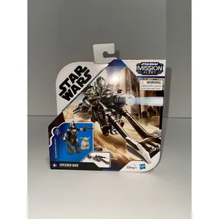 Photo of Star Wars Mission Fleet The Mandalorian Speeder Bike Vehicle Figures Hasbro Toys