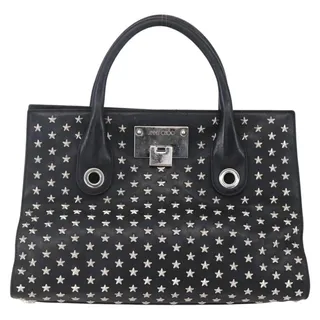 Photo of Jimmy Choo Leather Studs Handbag Black