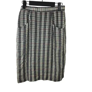 Photo of Vintage Christian Dior Separates Skirt
Gray Red Blue Off White Size 6