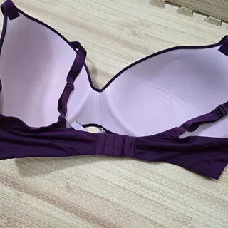 Photo of Victoria's Secret T-shirt Lightly Lined Purple Bra Size 38DD