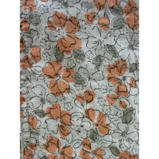 Photo of Eddie Bauer 100% Linen Cottagecore Granola GardenFairy Floral Maxi Skirt M Tall 