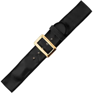 Photo of HALCO SANTA CLAUS PIRATE BLACK VINYL DELUXE BELT CHRISTMAS COSTUME L E9589