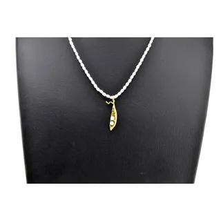 Photo of Michael Michaud Pea Pod Pearl Pendant Necklace