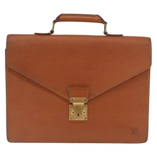 Photo of Louis Vuitton Epi Serviette Conseiller Briefcase Zipangu Gold