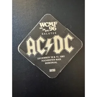 Photo of Backstage Pass: AC/DC Rochester NY War Memorial 12/16/1981 and 12/17/1981